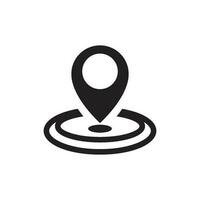 Location point vector icon design