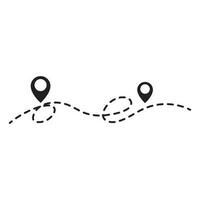 Location point vector icon design