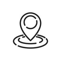 Location point vector icon design