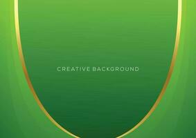 gradient green with luxury line background modern abstract design vector