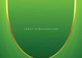 gradient green with luxury line background modern abstract design vector