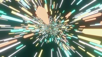 3d Animation vj visuell Schleife. video