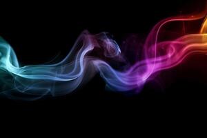 sketch colored , multicolored fumigate spreading , brilliantly backdrop for ad or finality , wallpaper for appliance. Animation photo