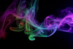 sketch colored , multicolored fumigate spreading , brilliantly backdrop for AD or finality , wallpaper for appliance. Animation photo