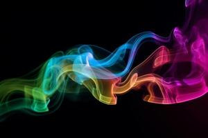 sketch colored , multicolored fumigate spreading , brilliantly backdrop for AD or finality , wallpaper for appliance. Animation photo
