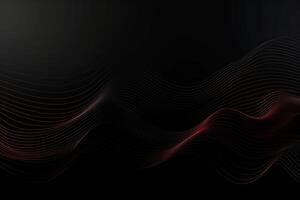 mod web design streamer and bill poster . abstraction example with black wave. Animation photo