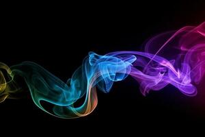 sketch colored , multicolored fumigate spreading , brilliantly backdrop for AD or decision , wallpaper for appliance. Animation photo