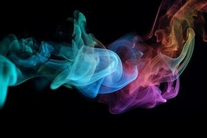 sketch colored , multicolored fumigate spreading , brilliantly backdrop for AD or finality , wallpaper for appliance. Animation photo