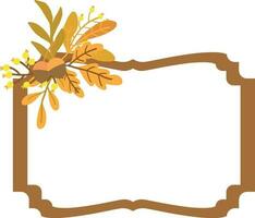 Autumn frames for decoration and design. vector