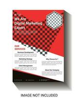 nuevo moderno y creativo digital márketing flayer diseño modelo vector