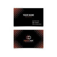 Business card template design vector