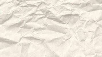 4K Stop Motion Motion Paper Texture Background crumpled white paper video