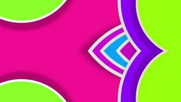 Abstract background with circles. Colorful abstract background with geometric screen video