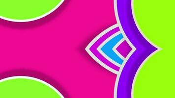 Abstract background with circles. Colorful abstract background with geometric screen video