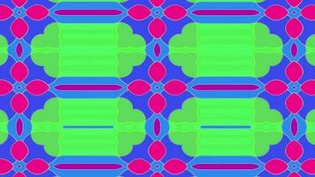 patroon abstract beweging geanimeerd Aan groen scherm achtergrond video