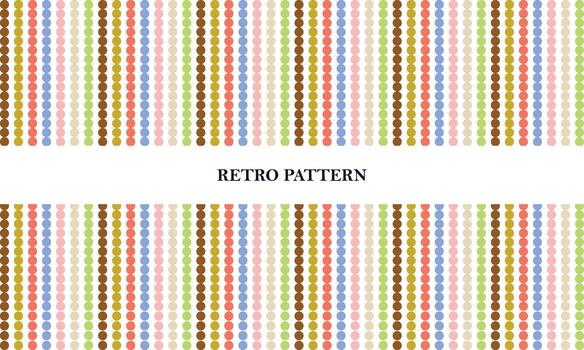 Retro style pattern background concept, texture and poster background vector
