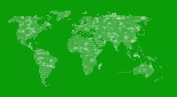Welt Karte Grün Bildschirm Stil 1 video