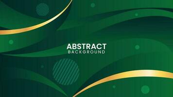 Abstract Green Background Design Template vector