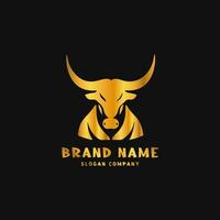 Bull logo. Premium logo for steakhouse, Steakhouse or butchery. vector