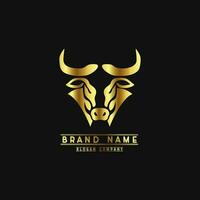 Bull logo. Premium logo for steakhouse, Steakhouse or butchery. vector