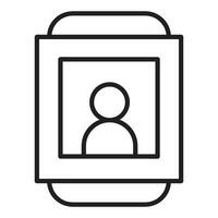 Smartwatch icon. Smartwatch vector icon from Artificial Intelligence collection. Outline style Smartwatch icon.