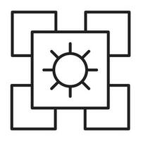 Application Icon. Application vector icon from Artificial Intelligence collection. Outline style Application icon.