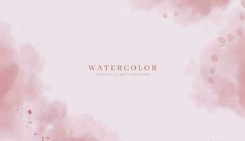 Abstract horizontal watercolor background. Neutral light colored empty space background illustration vector