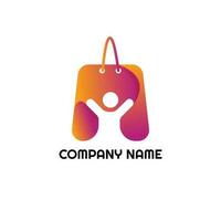 Ecommerce Logo Template vector