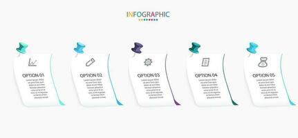 vector infografia negocio proceso modelo