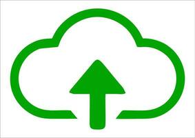 vector illustration of internet themed element, named upload icon