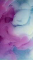 abstrato fumaça multicolorido fundo. vertical vídeo video