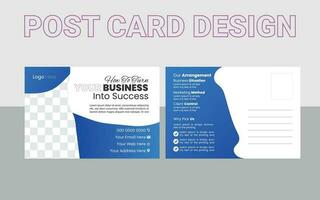post card design vector