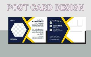 post card design vector