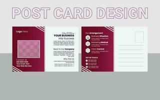 Post Card Design vector