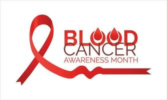 Blood Cancer awareness month .Banner and poster design. Vector art.