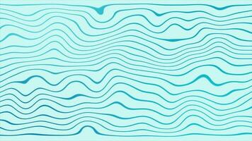 abstract kleurrijk golvend achtergrond. animatie van kleurrijk Golf lijn in beweging achtergrond video