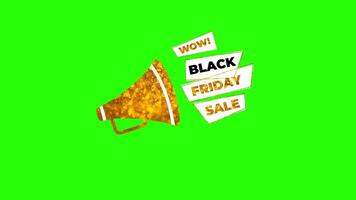 Black Friday Discount Green Screen Video