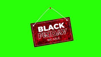 Black Friday Discount Green Screen Video