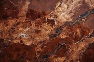 brown marble texture background. brown marble floor and wall tile. natural granite stone. ai generated photo