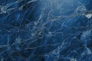 blue marble texture background. blue marble floor and wall tile. natural granite stone. ai generated photo