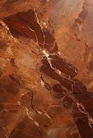 brown marble texture background. brown marble floor and wall tile. natural granite stone. ai generated photo