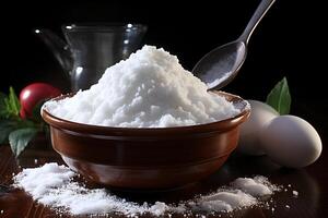 stevia sugar spoon in the cup photo