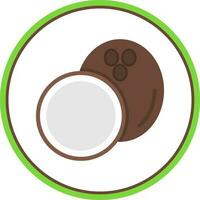 Coconut Vector Icon Design