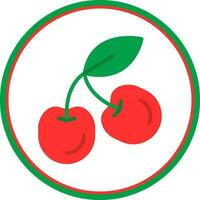 Cherry Vector Icon Design