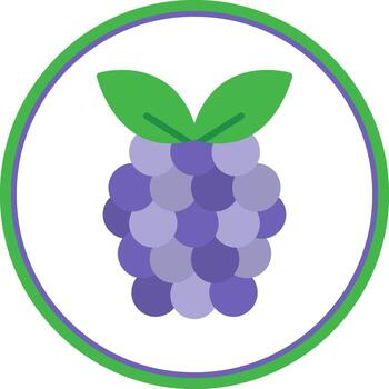 Raspberry Vector Icon Design