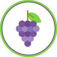 Grape Vector Icon Design