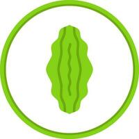 Bitter Melon Vector Icon Design