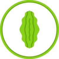 Bitter Melon Vector Icon Design