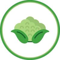 Cauliflower Vector Icon Design