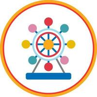 Ferris Wheel  Vector Icon Design